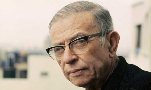 Jean-Paul Sartre portret